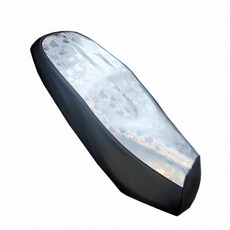 여름용 스쿠터 시트커버 방수 방풍 통기성 쿠션 오토바이 시트 보호 커버, 1개, 자외선 차단 방수 실버 화이트