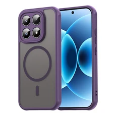 샤오미 17T 프로 17 맥스 15 울트라 필 프로스티드 케이스레드미 노트 플러스 4G 5G 마그네틱 충격 방지, 06 Note 15 4G 5G, 03 보라색