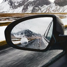 흡착식 차량 사각지대 거울 조절 백미러 눈부심 방지 보조 사이드 미러, 1개, 기본
