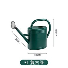 灑水壺澆花壺大容量加厚大號噴水壺室內家用種澆菜長嘴澆水壺10升熱賣中, 1個, 綠色灑水壺3升