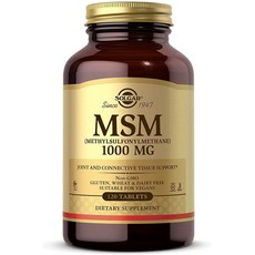 솔가 MSM 1000mg 타블렛, 120정, 1개