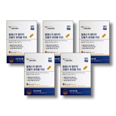 뉴트리션 스탠다드 알래스카 알티지 오메가3 츄어블, 5박스, 30정