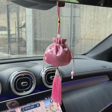 미니 복주머니 핑크