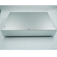 375mm 全白色 噴砂鋁機箱 前級功放 外殼DIY 全鋁功放機箱, 1個, 前後空白