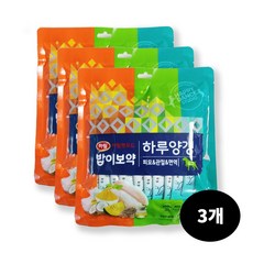 밥이보약 도그 하루양갱 간식 피모 10p + 면역 10p + 관절 10p 세트, 피모/면역/관절, 240g, 3세트