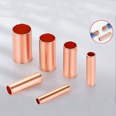 100PC 10 16 25 와이어 35MM2 GT 파이프 커넥터 연결 소형 튜브 구리, [05] 3.5mm for 5mm2 wire, [01] 100pcs