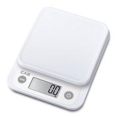 카스 전자 주방 저울 K23 1kg 초정밀 0.1g 측정, 화이트