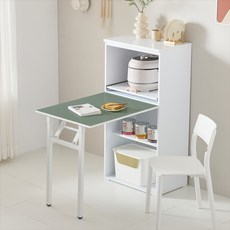 플레인홈 나루 접이식 테이블 렌지대, 3단, 그린