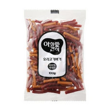 아침애간식 애견용 버거, 오리버거, 100g, 20개