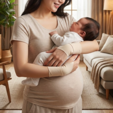 라곤 고탄성 부드러운 임산부 손목 보호대 2p