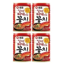 샘표 김치찌개용 꽁치 400g 4개, 1개
