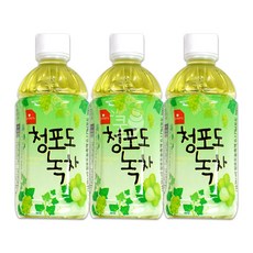 웰그린 청포도 녹차 340ml 3개
