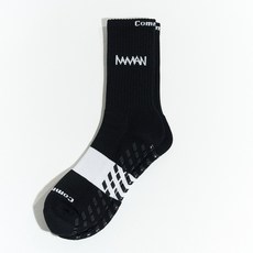 T90 커맨드 축구양말 논슬립 풋살 스포츠양말 6컬러, 1개, 블랙