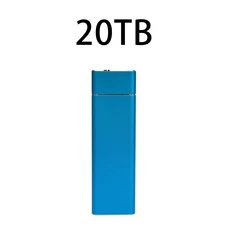 대용량 휴대용 외장 하드 드라이브 내마모성 SSD 디스크 효율적인 데이터 저장 및 전송, 2_20TB