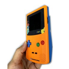 GBC 케이스 기존 마더보드 게임보이 컬러 IPS LCD 레트로 휴대용 게임 콘솔, 2.6 crystal