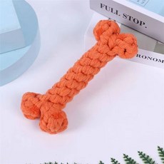 狗狗磨牙玩具 寵物繩結骨頭耐咬解悶益智玩具, 1個, 【精選】繩結骨頭一個裝,顏色隨機, 隨機