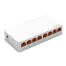 ipTIME 8포트 스위칭허브 H608, ipTIME H608 스위치허브(8포트 100Mbps) H508후속모델, 1개