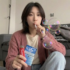담배비눗방울 버블 시가렛 금연 라이터물총 쓸데없는선물 인싸템, 1세트, 아이씨불라스트