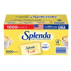 Splenda 스플렌다 제로 칼로리 설탕대체 감미료 패킷(1000개입), 1개, 1kg