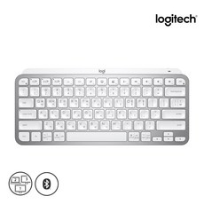 로지텍 MX KEYS MINI 블루투스 무선 텐키리스 키보드, 페일그레이, YR0084