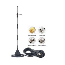 강력한 마그네틱 흡입 컵 안테나 디지털 변속기 DTU RG58 3m 케이블 N 타입 SMA TNC BNC 커넥터 600 6000mhz 5G, 04 SMA Male