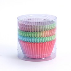 LIFETALK 漸層色蛋糕紙杯 600入, 1個, 漸變色4色混裝（約100個）