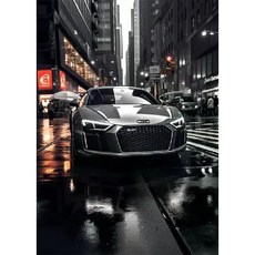 스포츠카 슈퍼카 자동차 그림 포스터 캔버스 팝아트 액자 레트로 클래식 빈티지 유니크, M