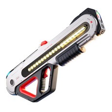 ZOZOFO 듀얼모드 LED 물줄기등 자동흡수 워터건 성인 대용량 충전식 전동 물총, 화이트, 1개 화이트, 1개
