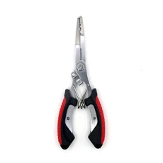 붐스 낚시 X1 알루미늄 플라이어 소금물 서핑 태클 키트 멀티툴 후크 제거기 땋은 낚싯줄 절단 및 코일형 랜야드와 시스가 있는 스플릿, 03 hongsedanqian