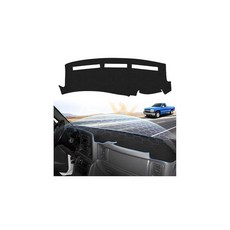 SUN 선캡sdrew 대시 커버 1999-2006 GMC 시에라/쉐보레 실버라도 2000-2006 유콘/유콘 XL/쉐보레 서버번 타호 아발란치 액세서리 미끄럼 방지 프로텍터, 99-06 GMC Sierra Dash Cover