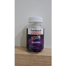 Sambucol黑接骨木莓兒童免疫防禦軟糖，含維生素C、蜂蜜和鋅，提升保護力, 1g, 1個