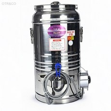티알엠 SUS304 스테인리스 업소용 전기 보온 물통 40L 급식실
