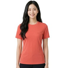 아소트 여성 여름 냉감 쿨티셔츠 프리미엄 기능성 라운드 반팔티 골프 등산 작업복 흡습속건