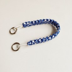 手工編織手拎繩咖啡奶茶水杯掛繩，戶外運動水壺手腕帶傘繩，多色可選, 手提短款007:連扣長約31cm, 1個