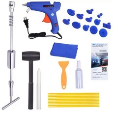 차량덴트 셀프 자동차공구세트 Kit 초강력 바디 자동차 제거 Paintless 76Pcs(, B. 판금 찌그러짐 수리 패키지 3종 220V 가정용