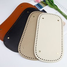 가방부자재 뜨개질 소꼬발 가방바닥, 01라운드사각대형2915브라운, 1개