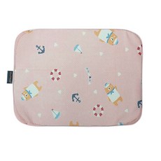 지오필로우 베개 망사 커버, 핑크베어