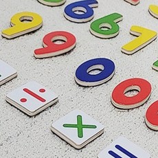 유아 원목 자석 숫자 37P 장난감 공부 발달