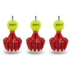 오션테크 쭈보스 문어 갑오징어 쭈꾸미 애자, 1세트, 3개입