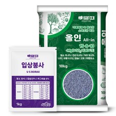 이맘때올인 복합비료 완효성비료 밑거름 텃밭거름 입상붕사, 10kg, 1개