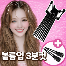 레브온 3분완성 정수리 고정 뿌리볼륨집게, 1개, 블랙