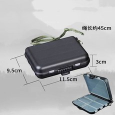 路亞釣魚用品盒 魚鈎工具盒 整理加大配件盒漁具 臺灣出貨新款, 普通配件盒【大號】, 1個