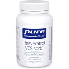 Pure Encapsulations 白藜蘆醇素食膠囊, 1個, 90 件