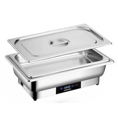 업소용 푸드 워머 뷔페 중탕기 온열기 보관용 단일 수납/9L 스마트 터치, 1개, 독립 3칸/9L 스마트 터치