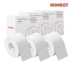 NIIMBOT 라벨프린터 시노링크 님봇 B21 / B1 / B2 라벨지 세트 프로, 1개, A07. 화이트50x90 [3롤]