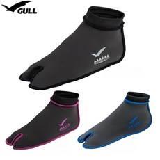걸 GULL 다이빙 핀 삭스 네오프렌 부츠 아쿠아 슈즈 GA-5656, S, 매트 블랙