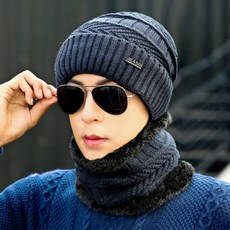 gamsung gallery 男款針織防寒圍脖組 S-H002