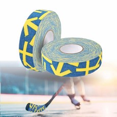 Asdmm Amerikanska flaggan 하키 스틱 테이프 라크로스 퍽 배트 보호 스티커 2.5cm x 25m(1인치 x 85피트) 2 룰러 (미국) 151653, 스웨덴어