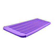 Focket 플랫 아이언 매트 파우치 고데기 파우치 내열성 실리콘 컬링 아이언용 (퍼플) 315357 8991347414, 퍼플