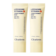 클리덤 리포좀 비타민C 톤 프라이머 선크림, 2개